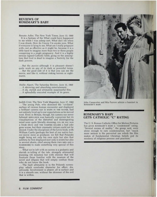 One of a selection of stills from inside the issue
