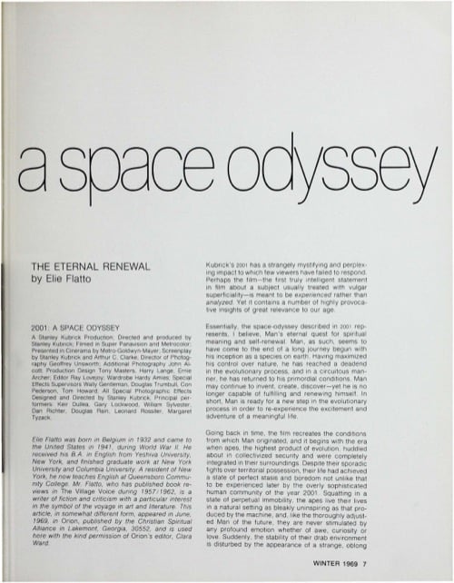 One of a selection of stills from inside the issue