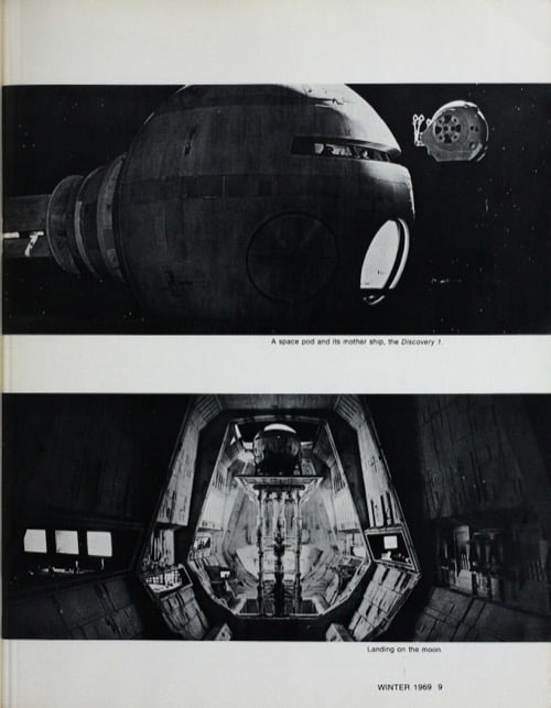 One of a selection of stills from inside the issue