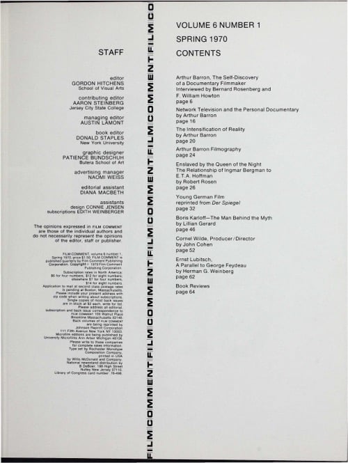 One of a selection of stills from inside the issue