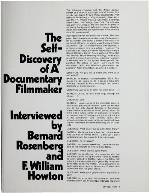 One of a selection of stills from inside the issue