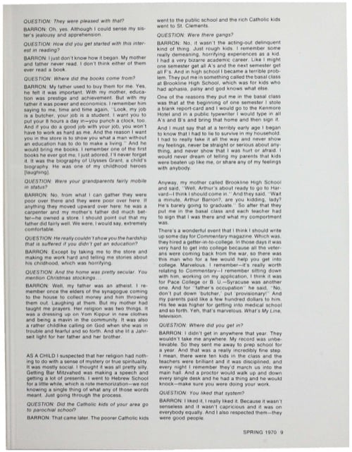 One of a selection of stills from inside the issue
