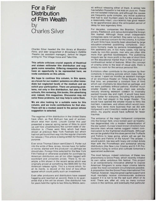 One of a selection of stills from inside the issue