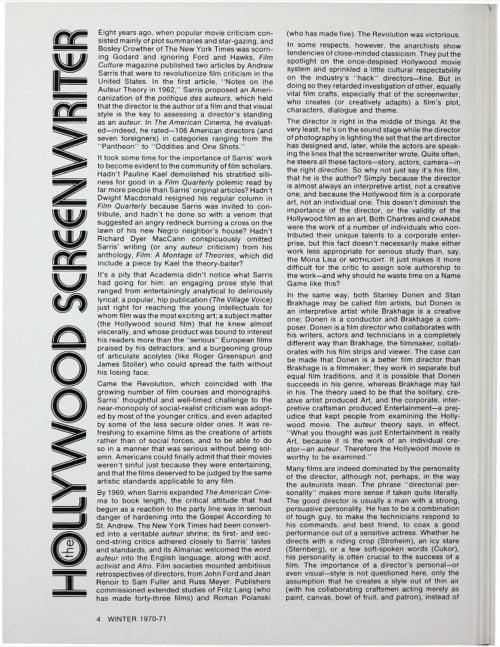 One of a selection of stills from inside the issue