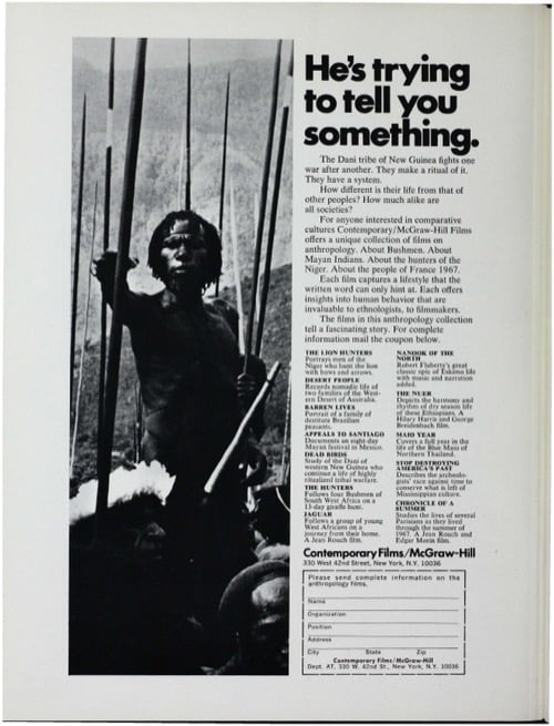 One of a selection of stills from inside the issue