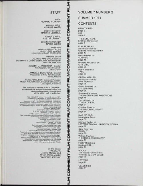 One of a selection of stills from inside the issue