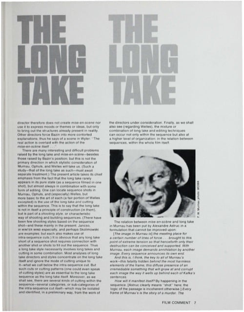 One of a selection of stills from inside the issue