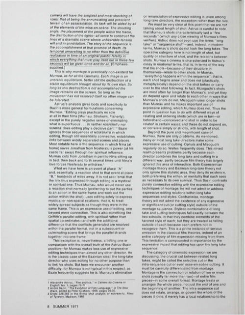 One of a selection of stills from inside the issue
