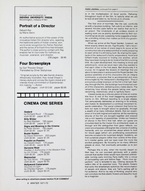 One of a selection of stills from inside the issue