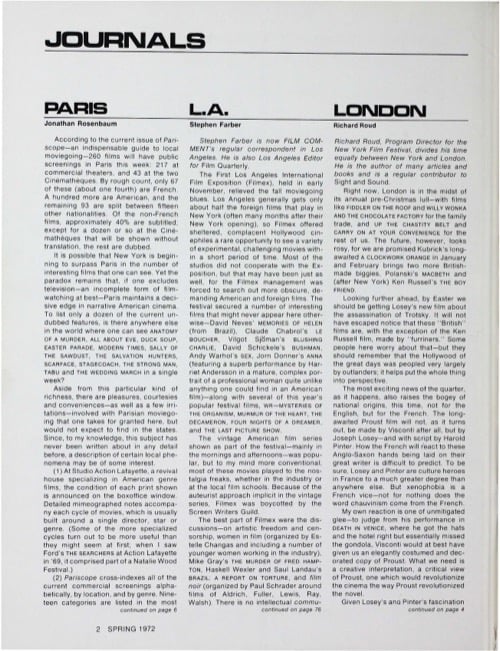 One of a selection of stills from inside the issue
