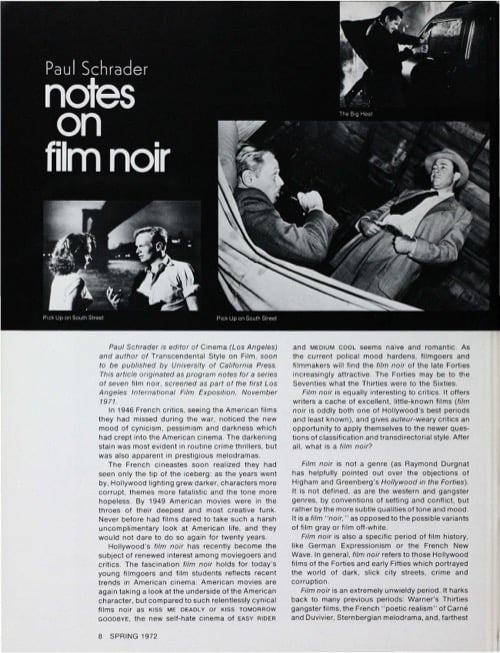 One of a selection of stills from inside the issue
