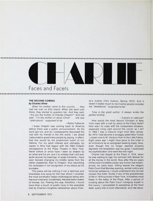 One of a selection of stills from inside the issue
