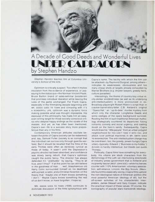One of a selection of stills from inside the issue