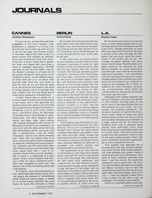 One of a selection of stills from inside the issue